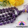 Amethyst Crystal Mala AAA+ Quality Dark Purple 8mm Beads