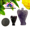 Amethyst Crystal Angel Statue 1inch, 2inch Size