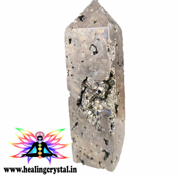 Gold Pyrite Standing Tower 263 Grams