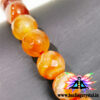 Carnelian Crystal Bracelet Faceted Beads 8mm