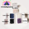 5 Crystal Chip Box Combo Set 40Grams Each Amethyst, Labradorite, Clear Quartz, Rose Quartz, Lapis Lazuli www.healingcrystal.in